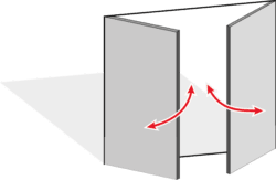 side hinged garage doors