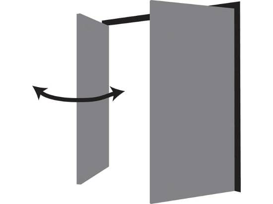 side-hinged garage door types