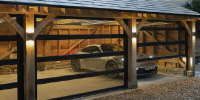 glass garage door essex